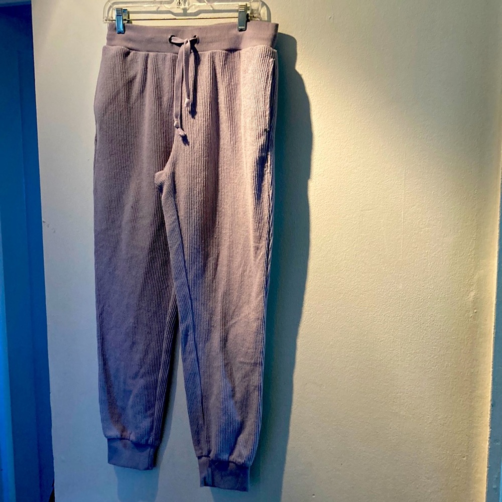 Purple lounge jogger pants